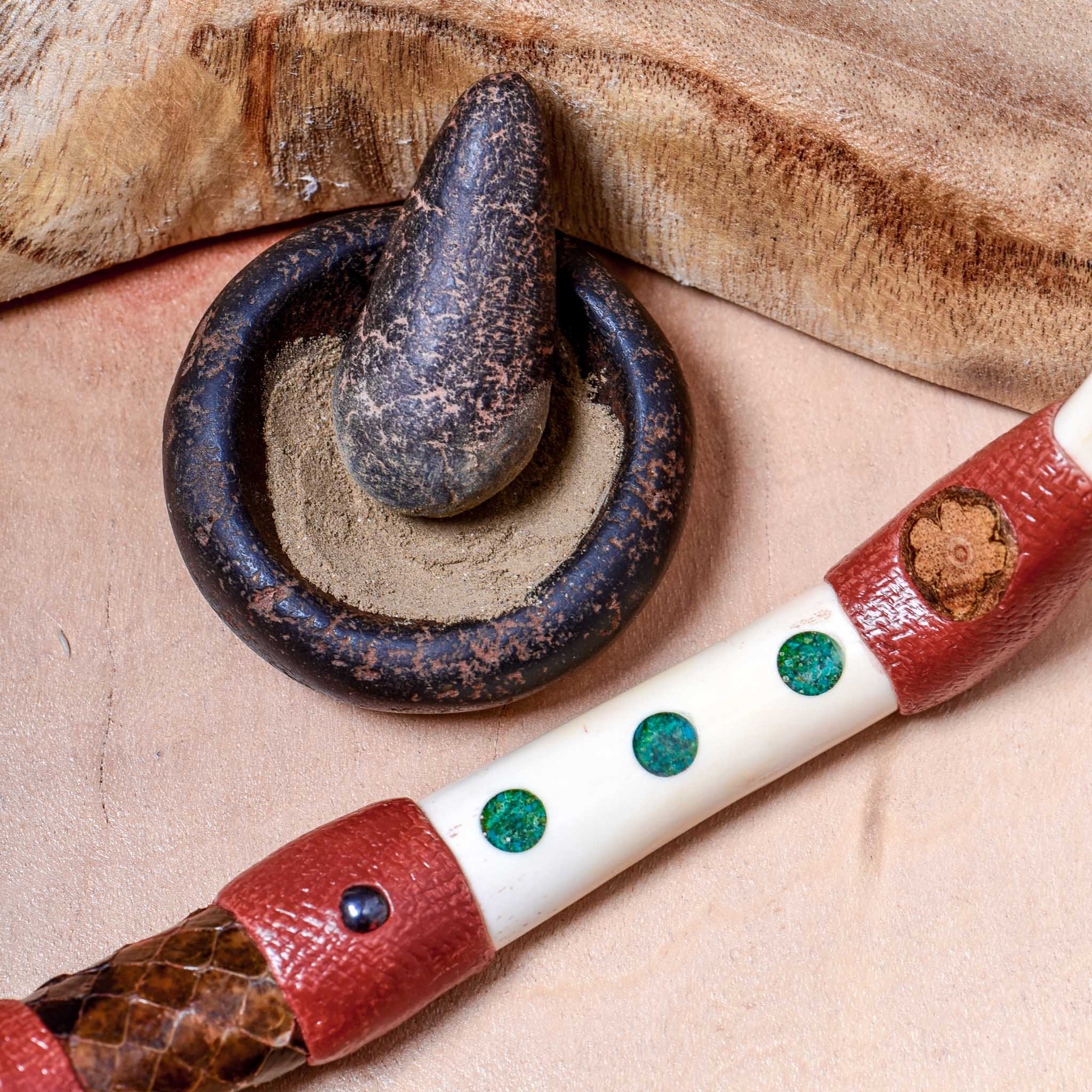 Llama Bone Tepi - Rapé Applicator