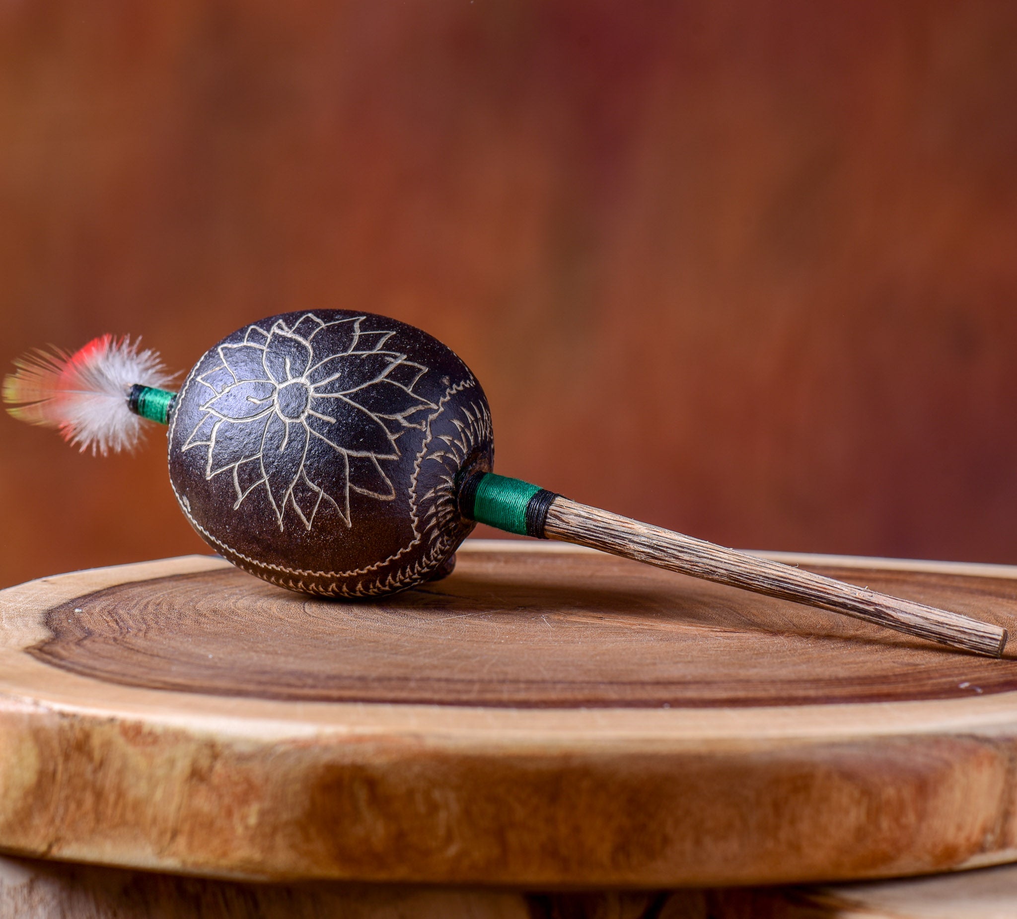Medium Shipibo Maracas The Flower