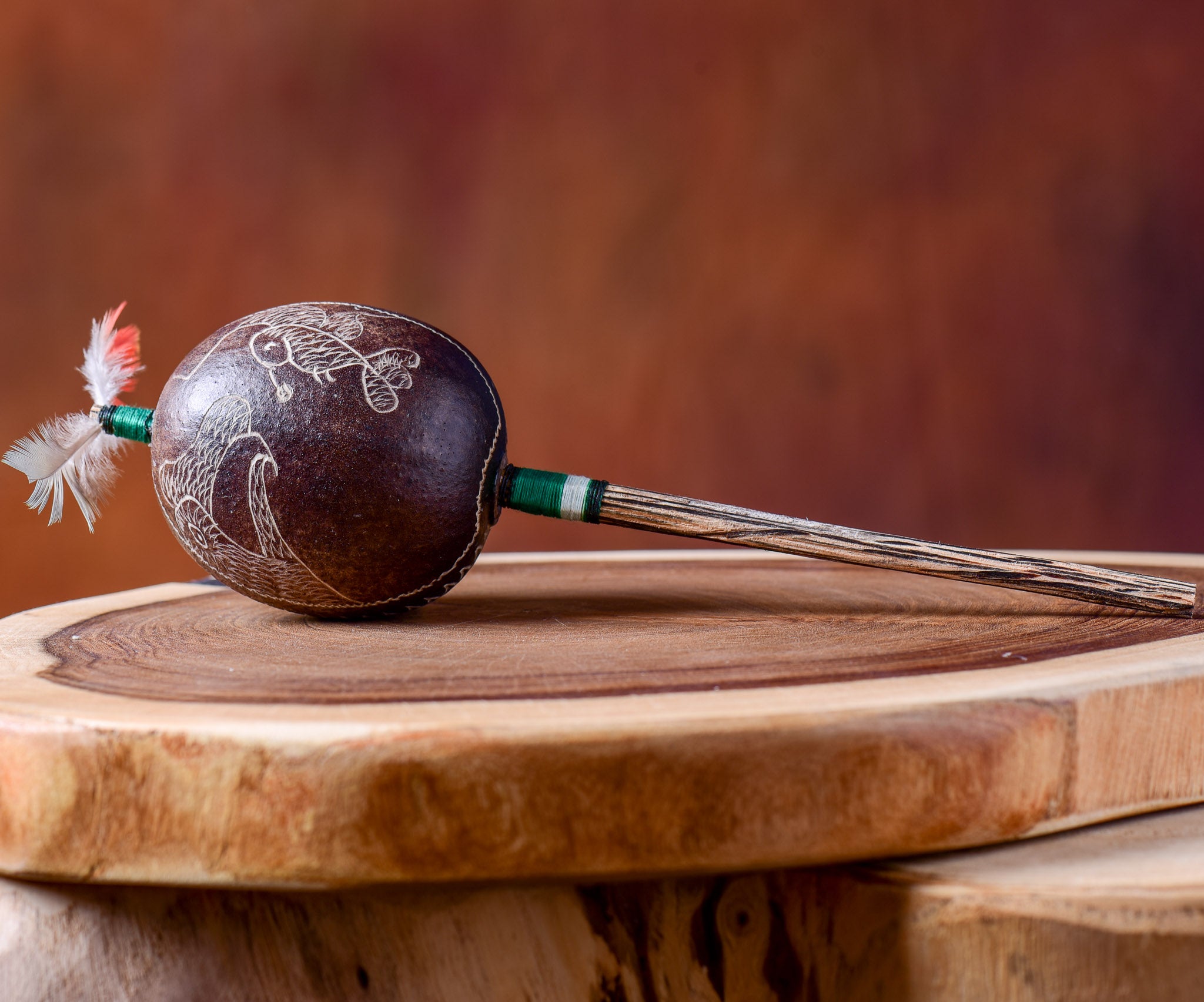 Medium Shipibo Maracas The Condor Colibri