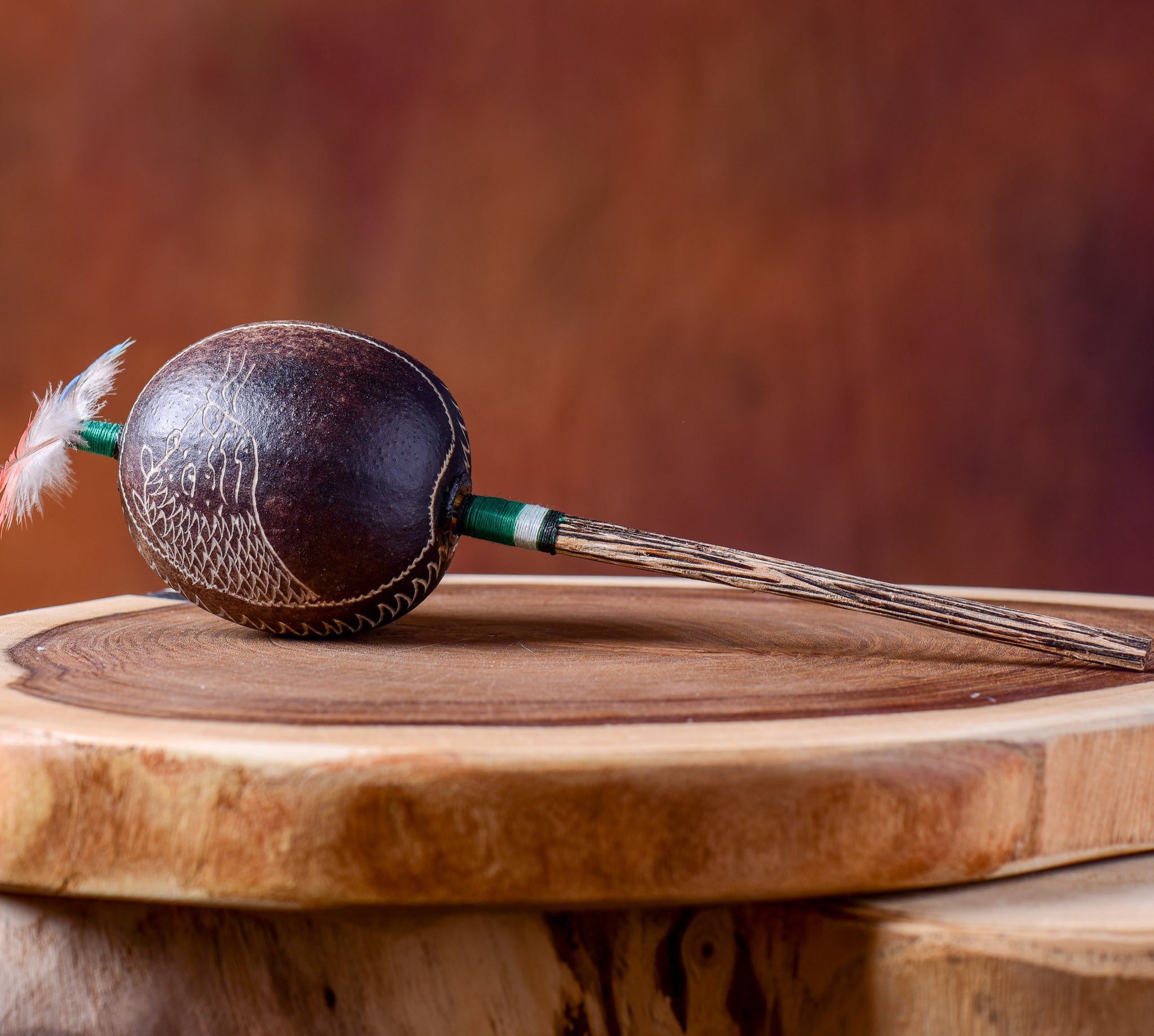 Medium Shipibo Maracas The Condor Colibri