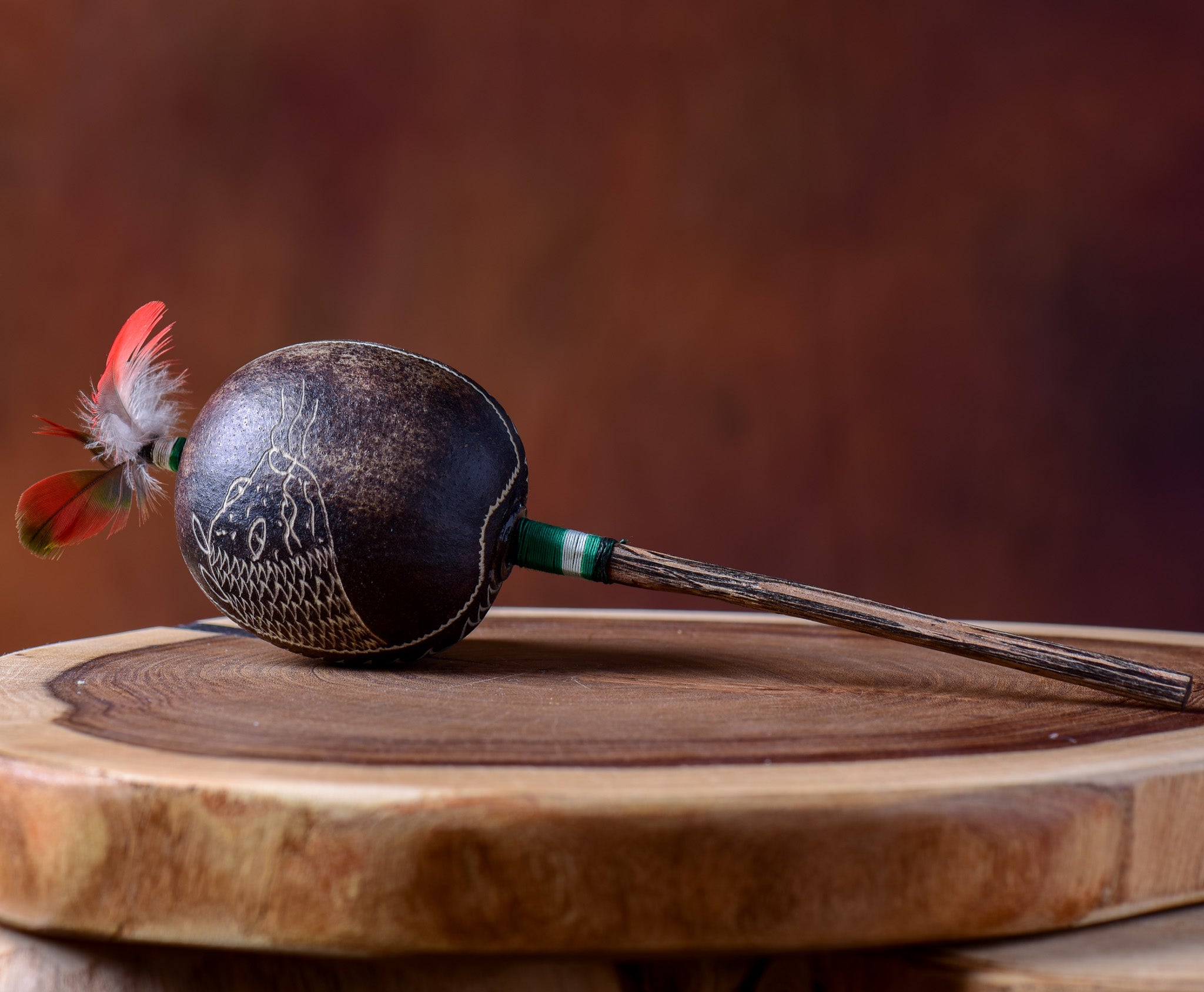 Medium Shipibo Maracas The Dark Wolf