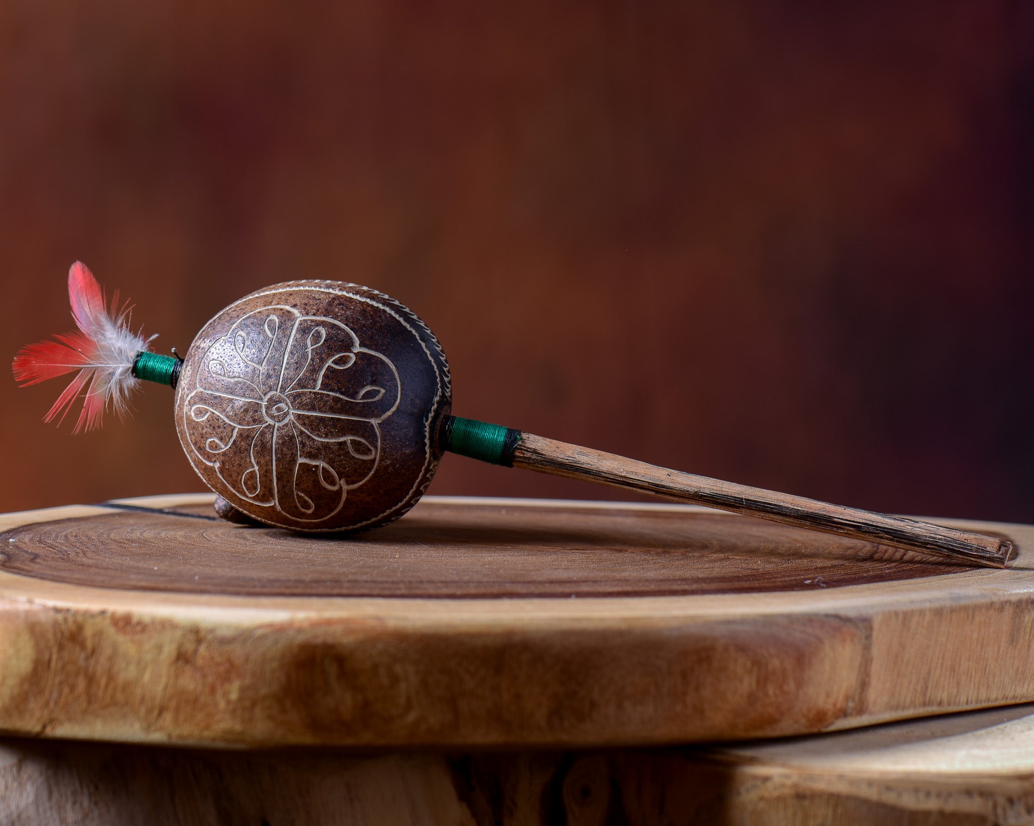 Medium Shipibo Maracas The hummingbird