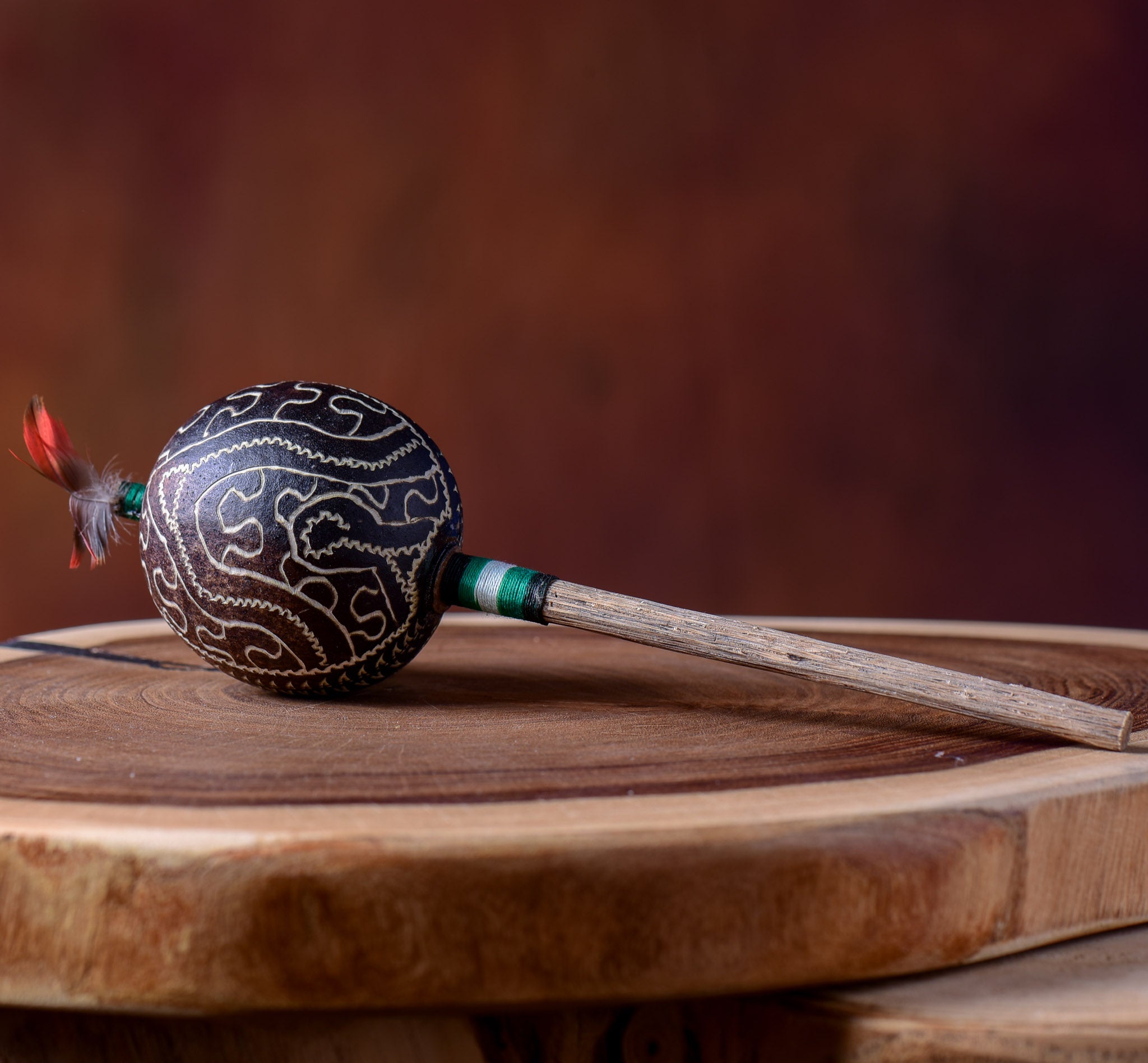 Small Shipibo Maraca The Signs