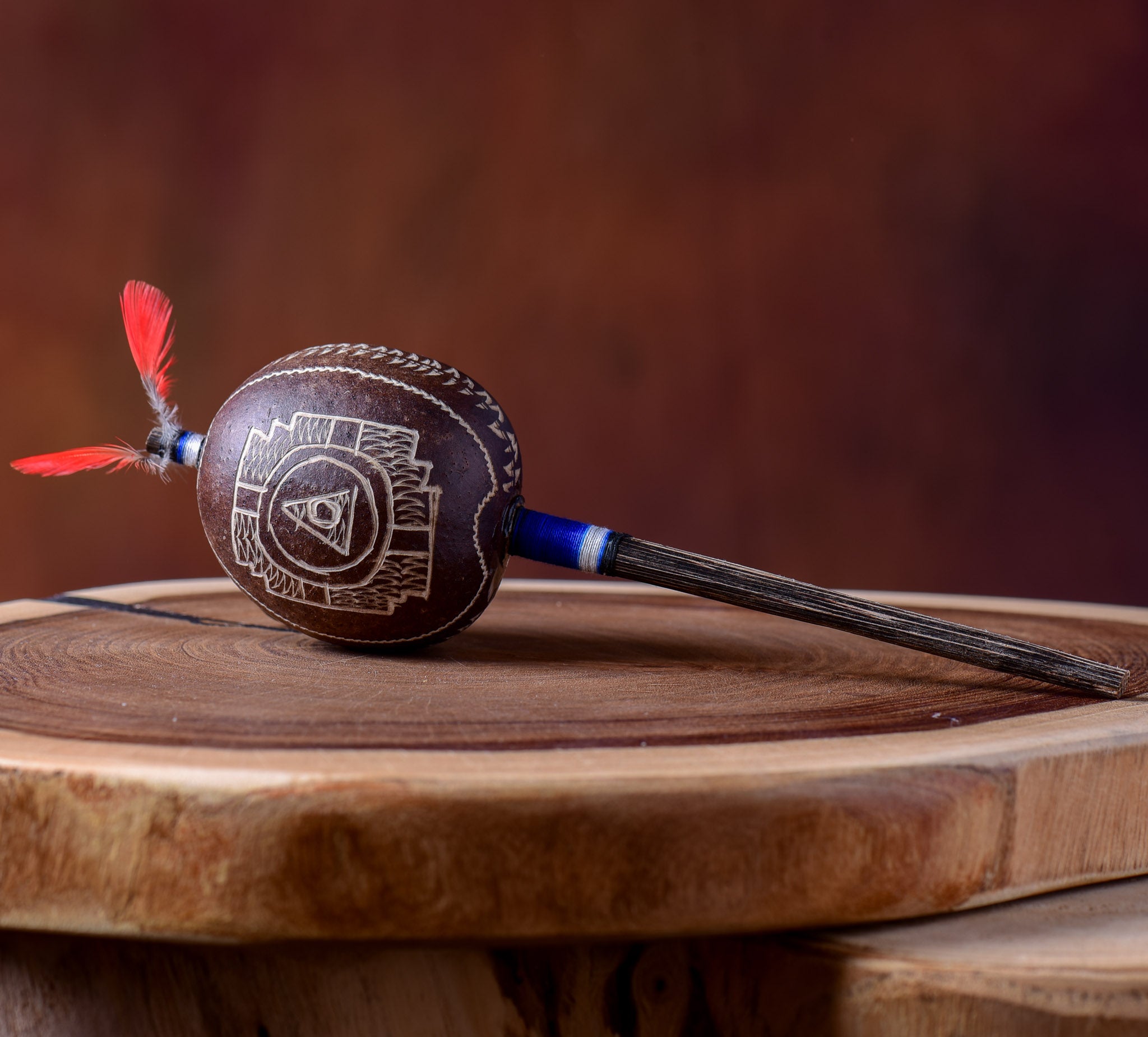 Small Shipibo Maraca The Eye