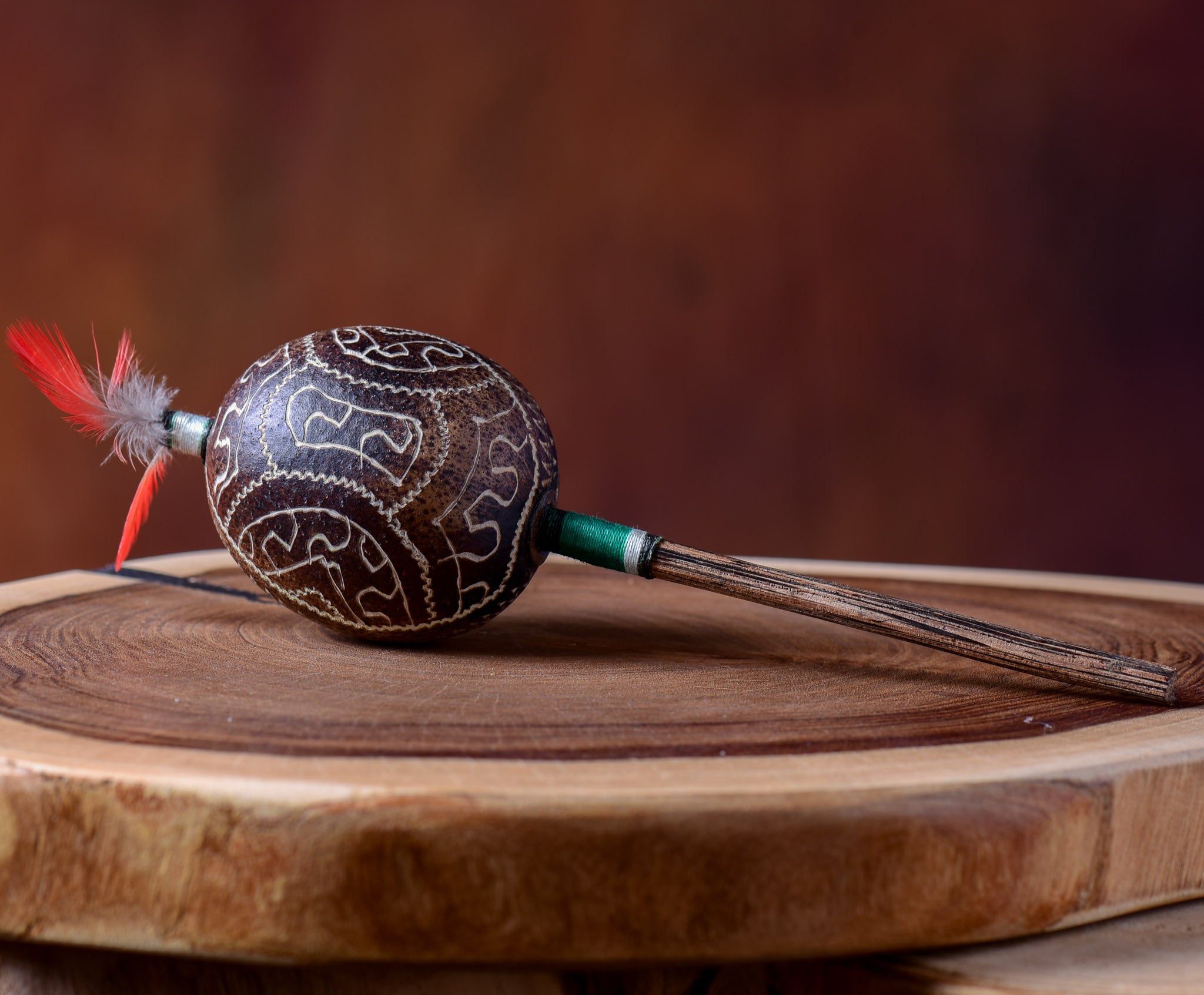 Small Shipibo Maraca The Ritual