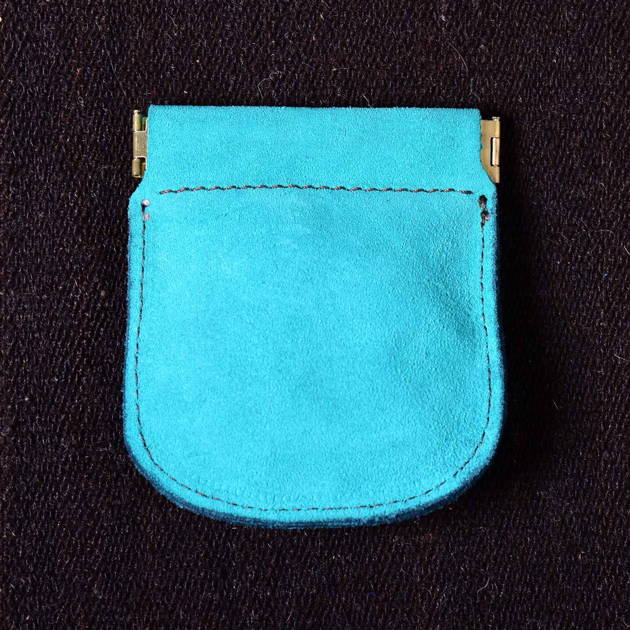 Andino Push - Otavalo Leather Beads Embroidery Purse Triangles