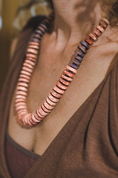 Colombian Clay Beads Necklace - Wild Matter Arts