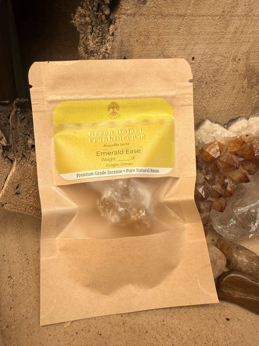 Green Hojari frankincense resin – Wild Matter