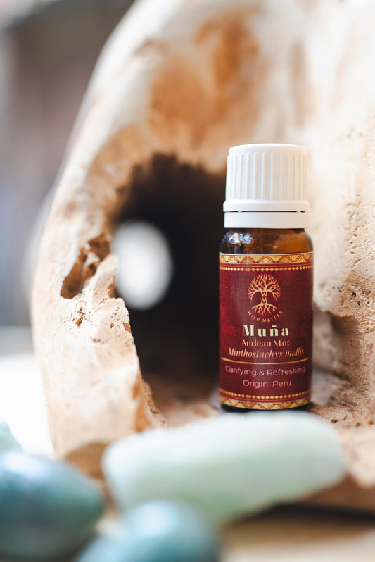 Muña essential oil – detail 2