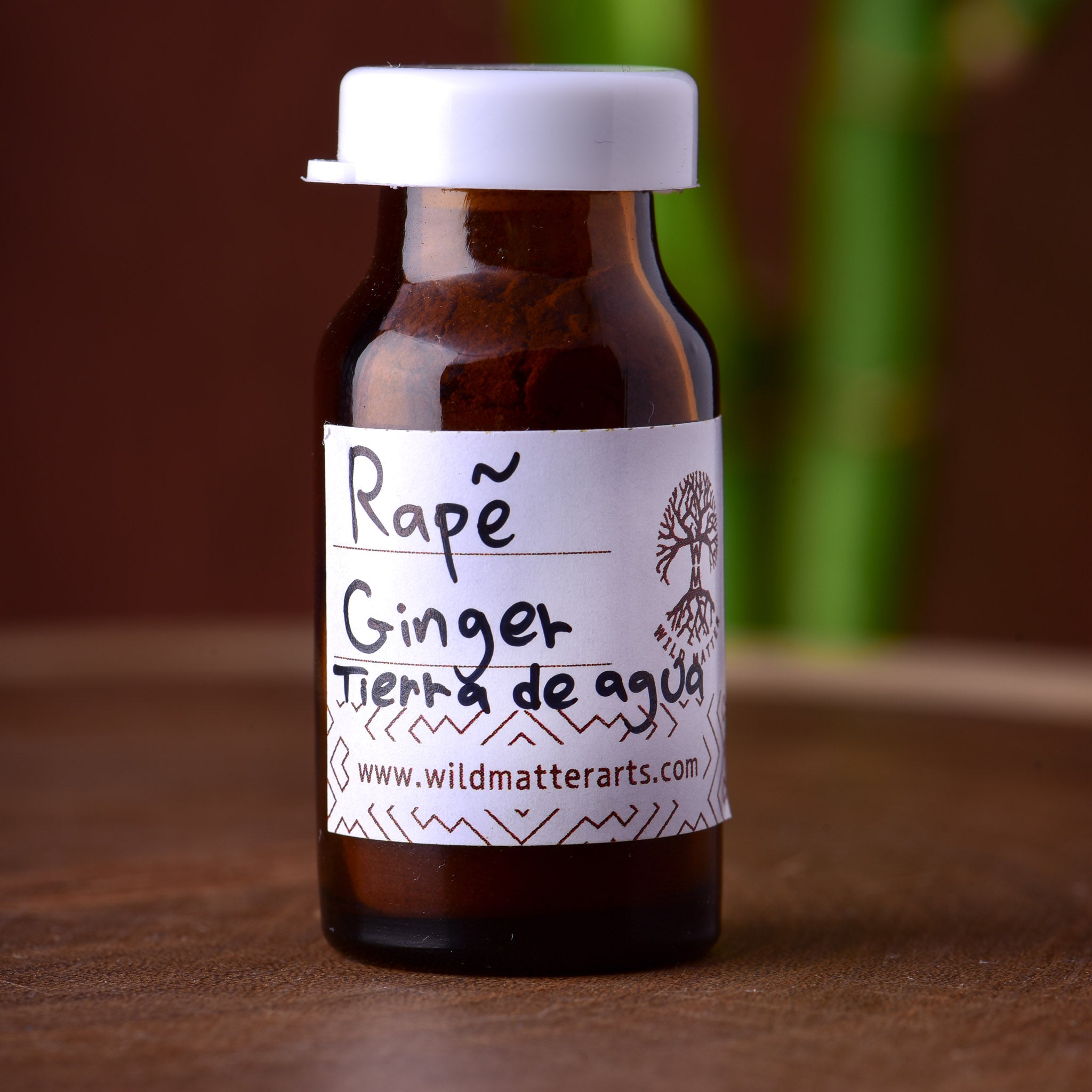 Rapé Ginger - Made In Tierra de Agua, Colombia Ginger Flavor