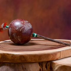 Large Shipibo Maraca Spiral Snake