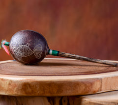Medium Shipibo Maracas Pyramid Eye