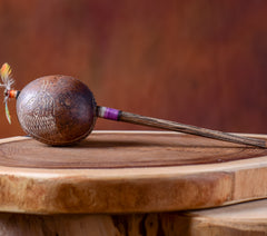 Medium Shipibo Maracas The Snake & The Bird
