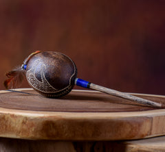 Medium Shipibo Maracas The Owl