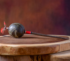 Small Shipibo Maraca The Black Parrot