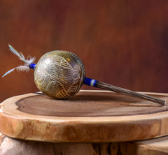 Medium Shipibo Maracas The Owl & The Eye
