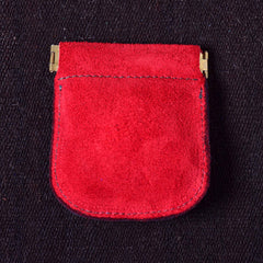 Andino Push - Otavalo Leather Beads Embroidery Purse Red Stars