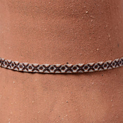 Mhuysca Macrame Thin Bracelet The X