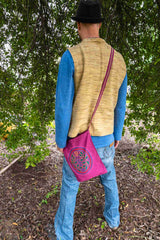 Peruvian Shipibo Embroidery  Bag - Chakruna Circle