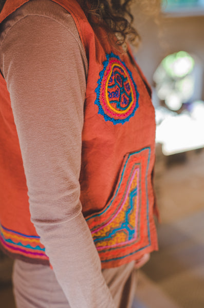Shipibo Embroidery Women Vest