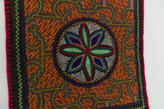 Shipibo Embroidery Map, Hand Made - Wild Matter Arts