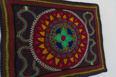 Shipibo Embroidery Map, Hand Made - Wild Matter Arts