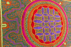 Shipibo Embroidery Map, Hand Made - Wild Matter Arts