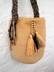 Wayuu Bag Knitted Bag, Hand Made 10L - Wild Matter Arts