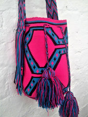 Wayuu Bag Knitted Bag, Hand Made 10L - Wild Matter Arts