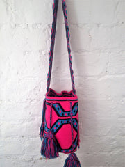 Wayuu Bag Knitted Bag, Hand Made 10L - Wild Matter Arts