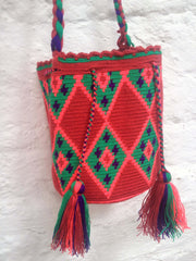 Wayuu Bag Knitted Bag, Hand Made 3.5L - Wild Matter Arts