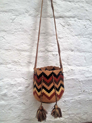 Wayuu Bag Knitted Bag, Hand Made 3L - Wild Matter Arts