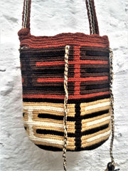 Wayuu Bag Knitted Bag, Hand Made 3L - Wild Matter Arts
