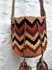 Wayuu Bag Knitted Bag, Hand Made 3L - Wild Matter Arts