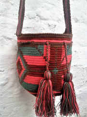 Wayuu Bag Knitted Bag, Hand Made 3L - Wild Matter Arts